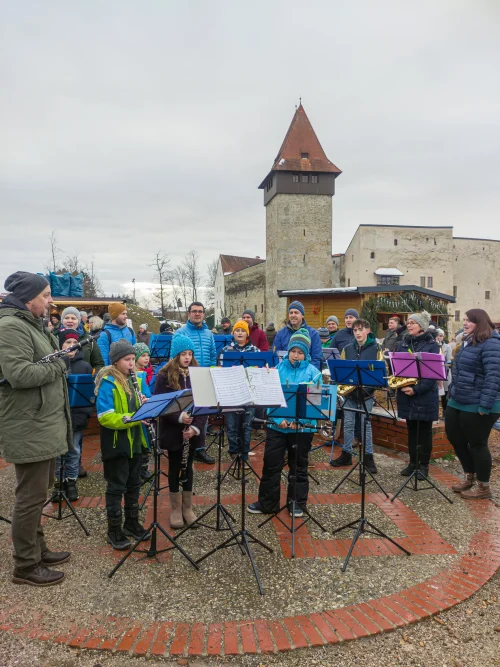 Jugendorchesterauftritt bei Schlossweihnacht